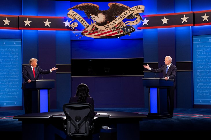 Donald Trump i Joe Biden; debata, izbori u SAD-u: foto EPA